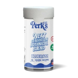 eat perks next generation botanical blend 400mg blue razz
