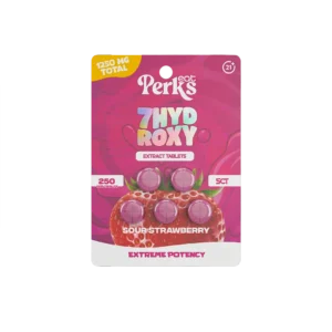 render eat perks 250 mg sour strawberry